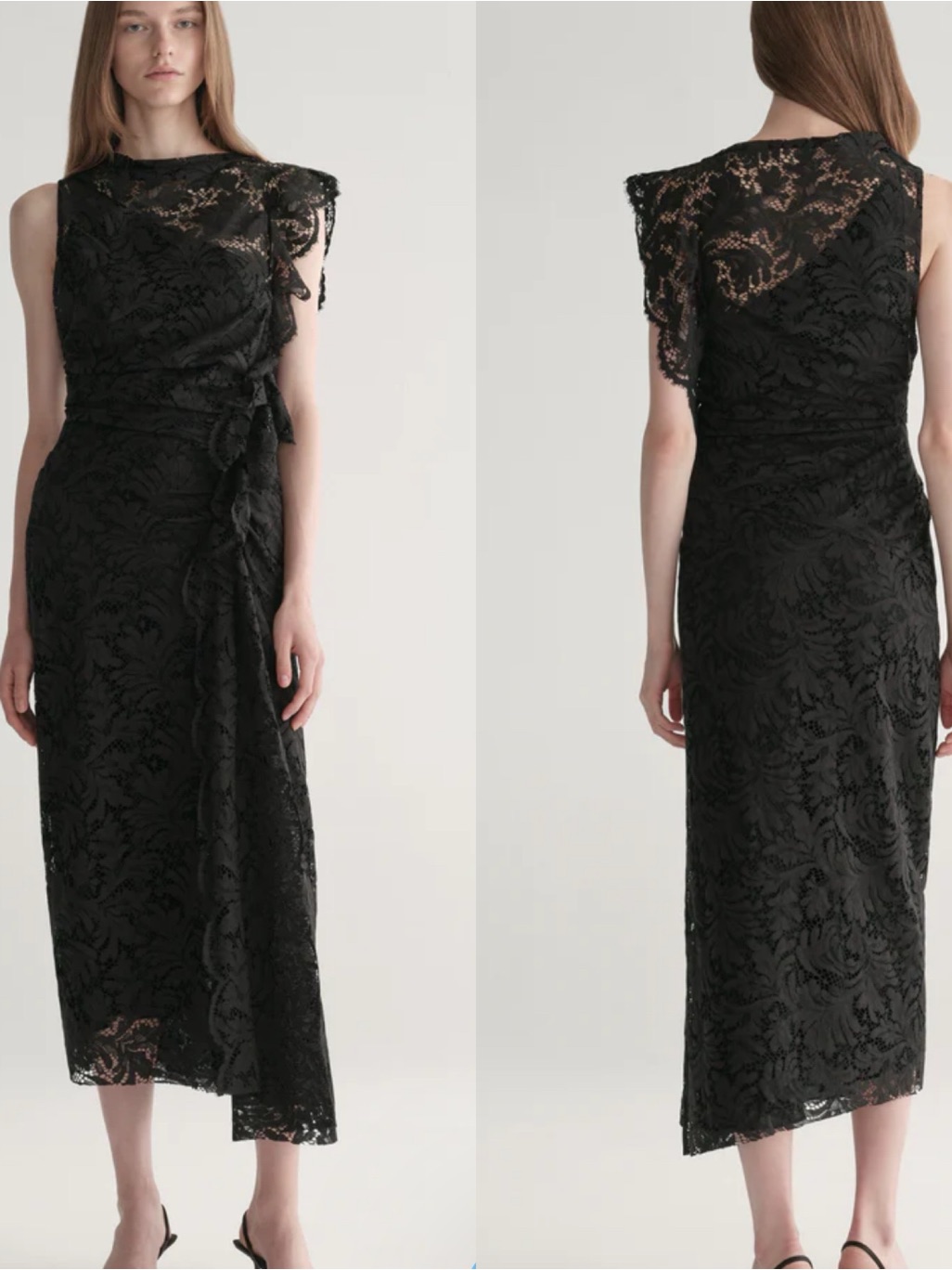 Nwt Alc Astrid Lace Midi Dress